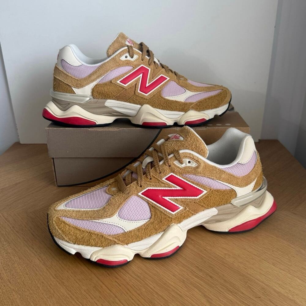 New Balance 9060 ‘Great Plains/True Red Unisex Sneakers- SZ Men 11.5- Women 13 - Picture 3 of 6